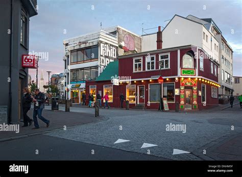 THE SHOPPING STREET LAUGAVEGUR, REYKJAVIK, CAPITAL OF ICELAND Stock Photo: 64927899 - Alamy