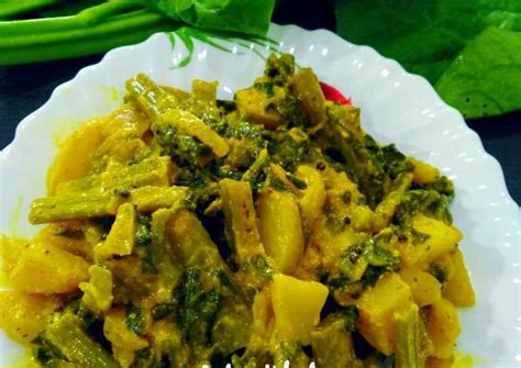 Malabar Spinach Curry Recipe by Pratima Mohanty - Cookpad