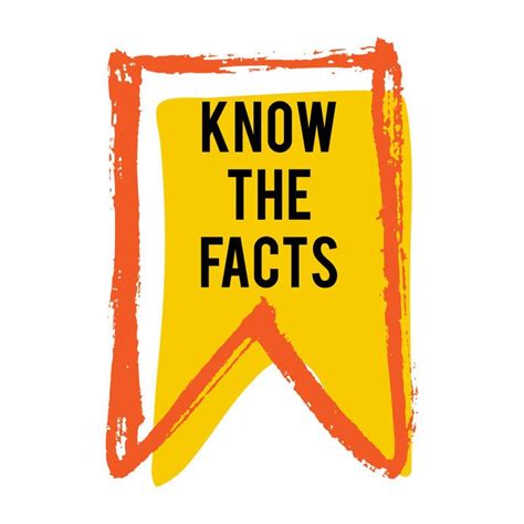 Know The Facts Color Flag Icon. Fun Fact Idea Label. Banner For - Kevin ...