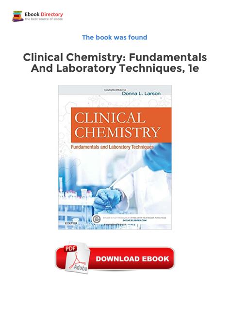 SOLUTION: Clinical chemistry fundamentals and laboratory techniques - Studypool