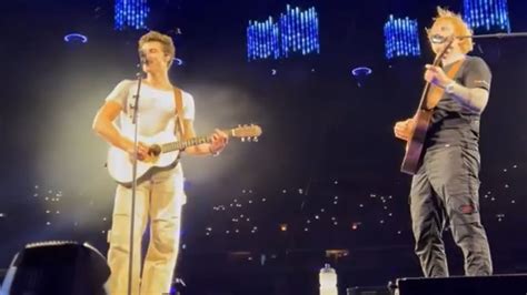 Shawn Mendes Joins Ed Sheeran On Stage, First Live Gig Since Tour Hiatus