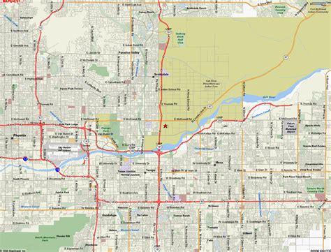 Printable Map Of Scottsdale Az