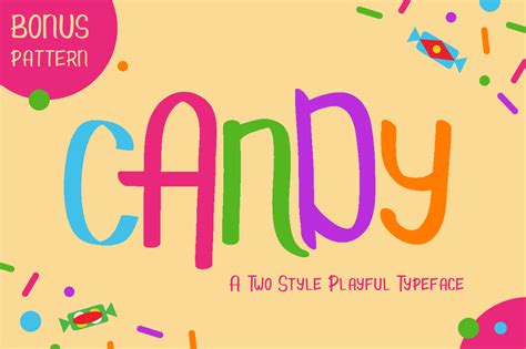 Candy Font | Designed by illushvara