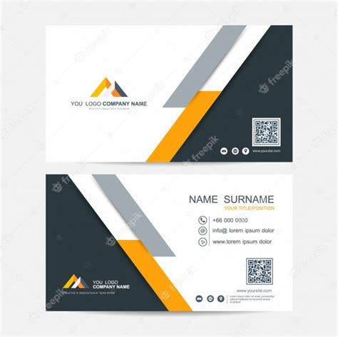 Premium Vector | Business card background