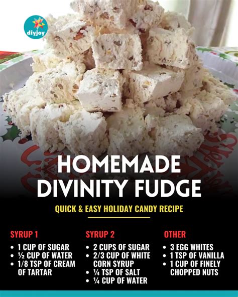 Easy Homemade Divinity Fudge Recipe