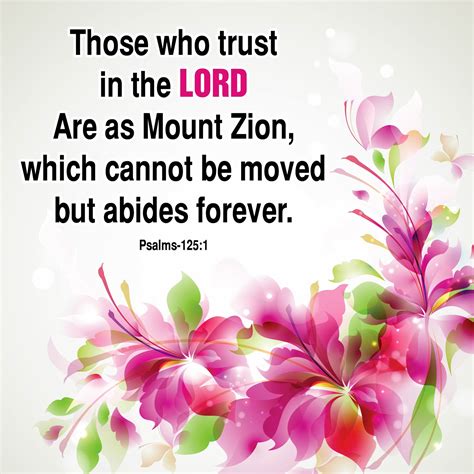 Trust in the Lord Bible Verse Wallpaper