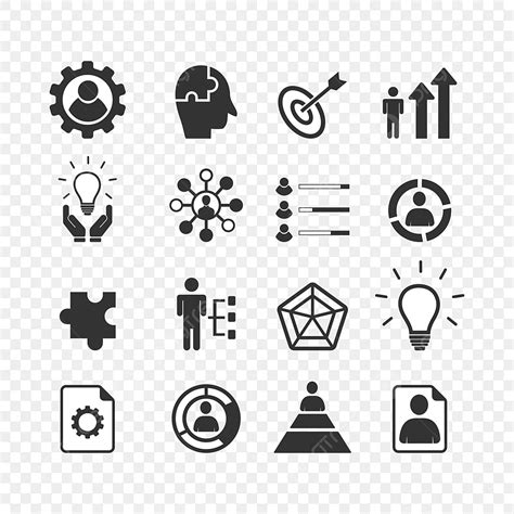 Skills Set Vector Art PNG, Skill Ability Icon Set, Presentation ...