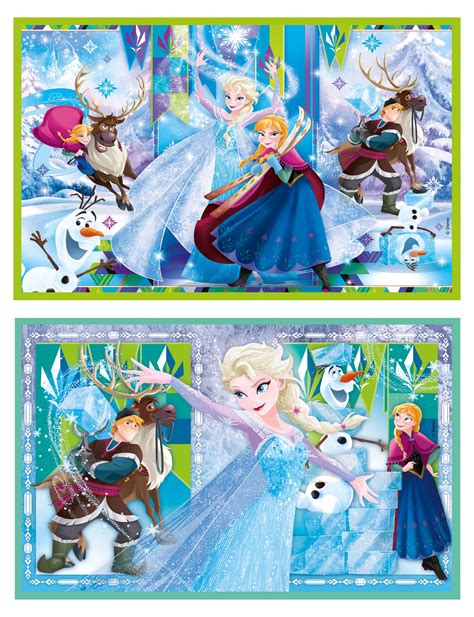 Disney Frozen - 2x20+2x60 pcs - Supercolor Puzzle - Clementoni