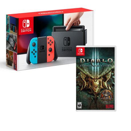 Diablo 3 Eternal Collection Nintendo Switch Bundle - Neon Joy Con | Walmart Canada