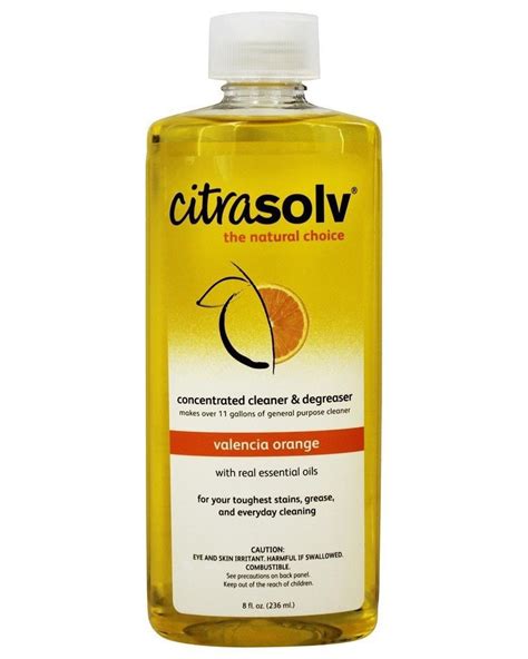 CITRA-SOLV - Cleaner & Degreaser Concentrate Valencia Orange - 8 fl. oz ...