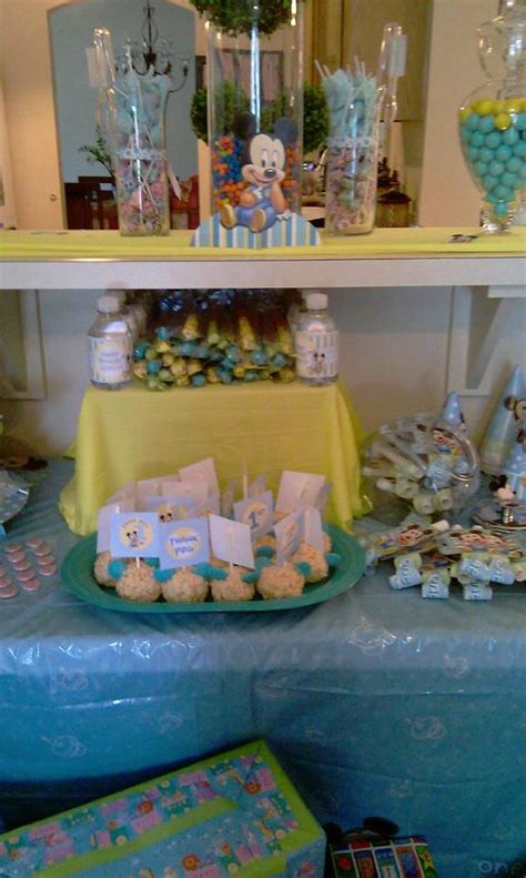 Baby Mickey Mouse Birthday Party Ideas | Photo 1 of 16 | Catch My Party