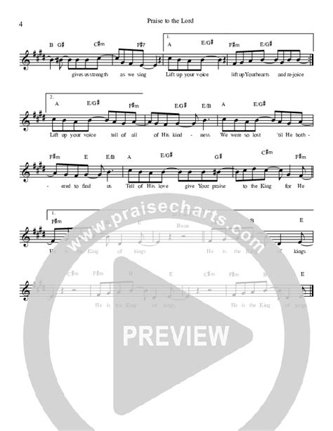 Praise To The Lord The Almighty Sheet Music PDF (Stephen Merrick ...