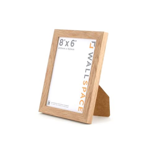 Buy Wall Space 8x6 Oak Frame | Light Oak 8x6 Photo Frames | SOLID OAK ...