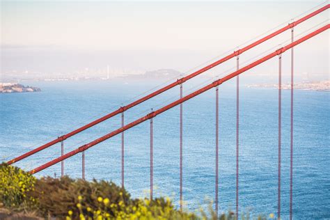 suspension cables, san francisco, city, beauty in nature, bay, bridge ...