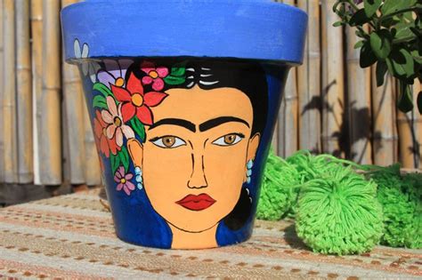 maceta Frida Khalo! | Planter pots, Planters, Creative
