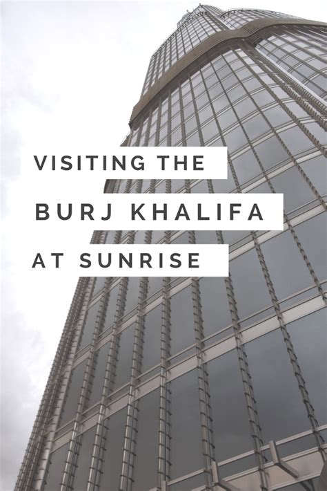 Visiting the Burj Khalifa at sunrise - Helen on her Holidays