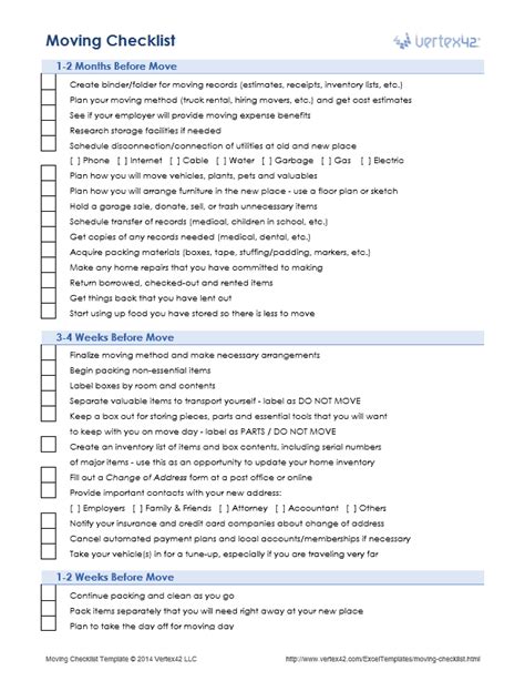 Download the Moving Checklist | Moving checklist, Moving budget, Moving tips