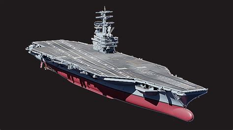 Aircraft Carrier 3D Model // RenderCrate - Free & HD Objects