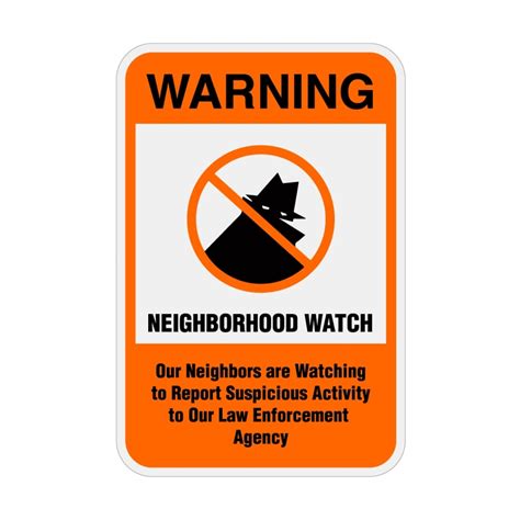 Neighborhood Watch Sign - 18 x 12 | Advanced Sign