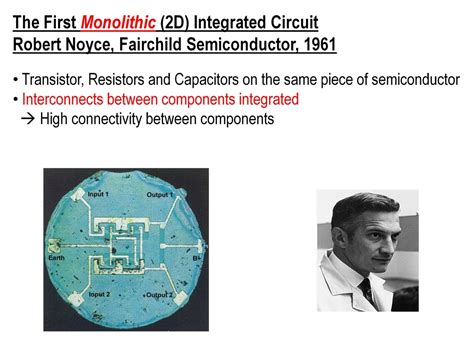 Jack Kilby, Bob Noyce and the 3D Integrated Circuit