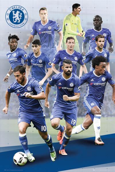 朗 Chelsea - Players 16/17 Póster, Lámina | Compra en EuroPosters.es