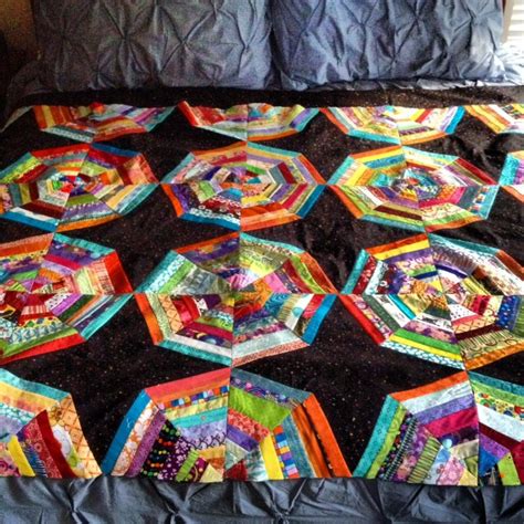 Two very different spider web quilts. - Quiltingboard Forums