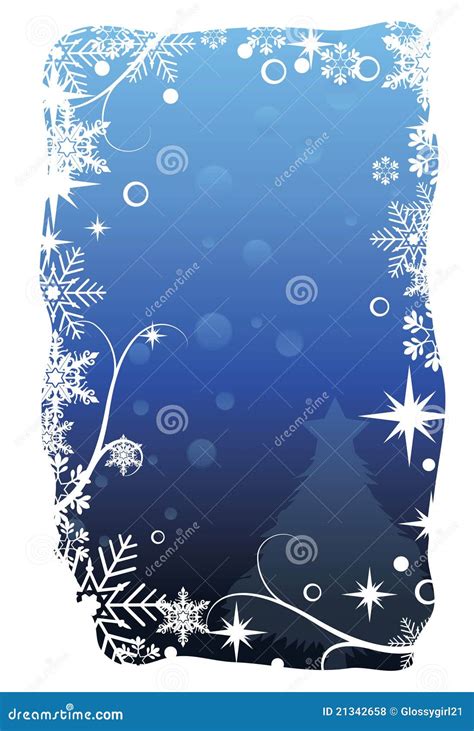 Blue christmas card stock illustration. Illustration of graphic - 21342658