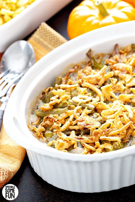 Green Bean Casserole with Bacon ⋆ Sprinkle Some Fun