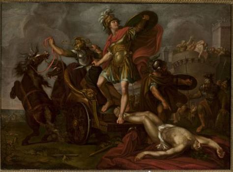 Death Of Hector (Achilles Dragging The Body Of Hector), Painted By ...