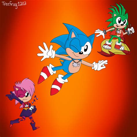 Sonic Underground fanart by Treefrog1202 on DeviantArt