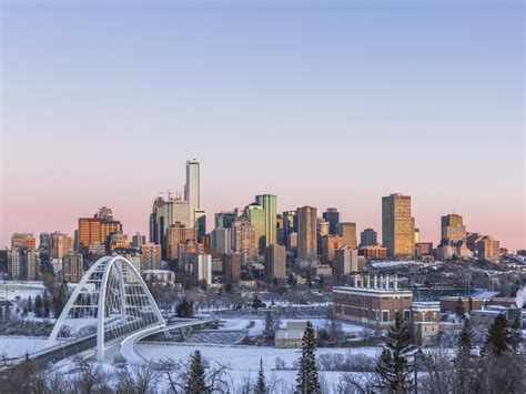 (Yet another) Edmonton skyline photo I took at sunrise : r/Edmonton