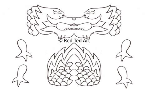 Chinese Dragon Craft Printable - prntbl.concejomunicipaldechinu.gov.co