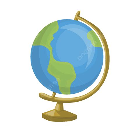 Globe Simple Clipart Transparent Background, Simple Cartoon Hand Drawn Globe Template, Cartoon ...
