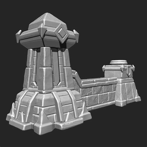 ArtStation - Ancient Stone Wall