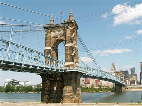 Roebling Bridge (Covington and Cincinnati Suspension Bridge) - HistoricBridges.org