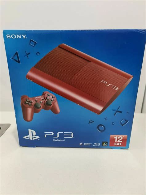 Sony PlayStation 3 Super Slim Garnet Red Console - Consolevariations