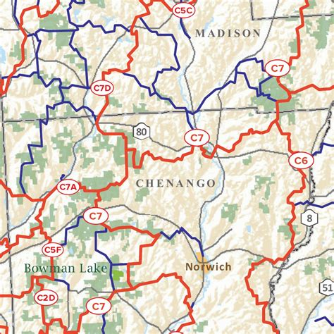 New York State Snowmobile Trail Map - Atlanta Georgia Map