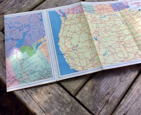 Vintage Road Maps on Sale Retro Road Trip Maps USA Road | Etsy