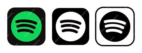 Premium Vector | Spotify icon green spotify logo music and podcasts ...