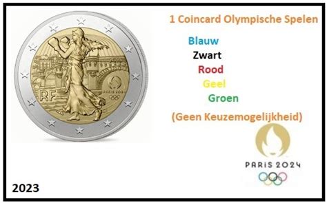 France 2 Euro 2023 'Olympic Games' Coincard | Eurocoinhouse