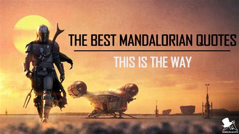 The Best Mandalorian Quotes: This is the Way - MagicalQuote