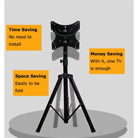 Perfect! Portable Flat Panel Monitor Stand with Foldable Tripod ...