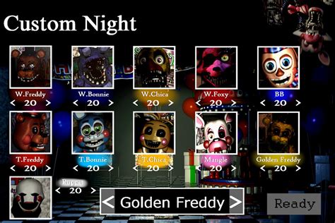 Fnaf 2 Custom Night Remake by Enderkiller1987 on DeviantArt