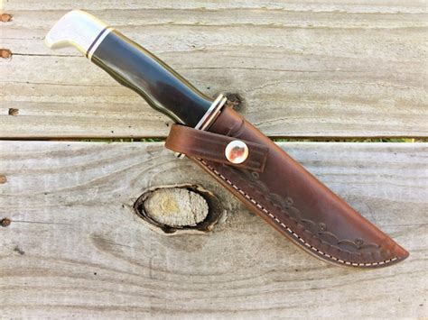 Custom Leather Knife Sheath for Buck 119 | Etsy