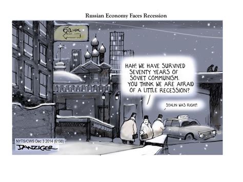 Cartoon: Russian Economy Faces Recession - National Memo