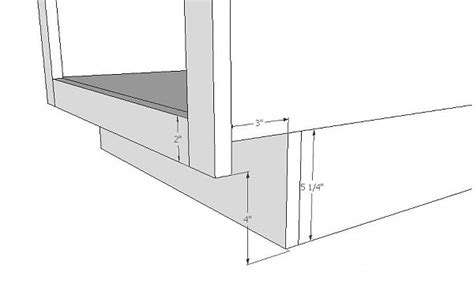 Ideal Toe Kick Dimensions and Height for Cabinets | Cabinet toe kick ...