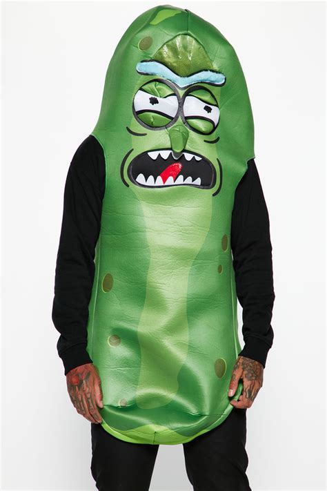 Pickle Rick Costume - Green | Fashion Nova, Mens Costumes | Fashion Nova