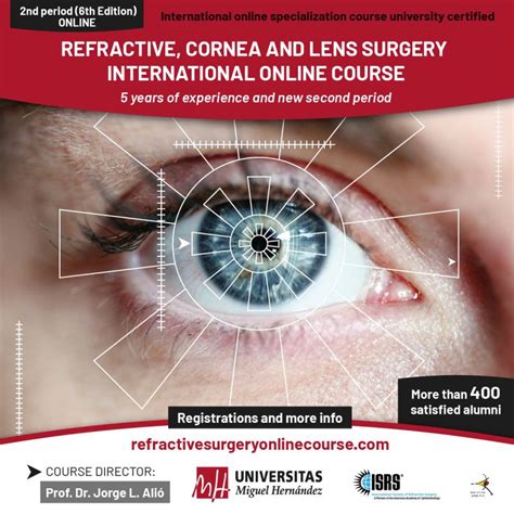 REFRACTIVE, CORNEA AND LENS SURGERY INTERNATIONAL ONLINE COURSE ...