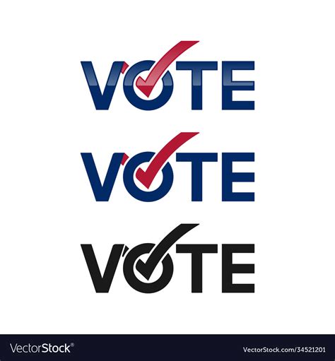 Vote logos Royalty Free Vector Image - VectorStock