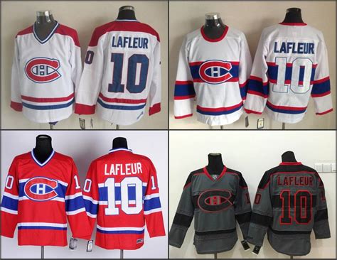 Online Cheap Authentic Cheap Montreal Canadiens Jerseys Guy Lafleur Jersey #10 Red White ...